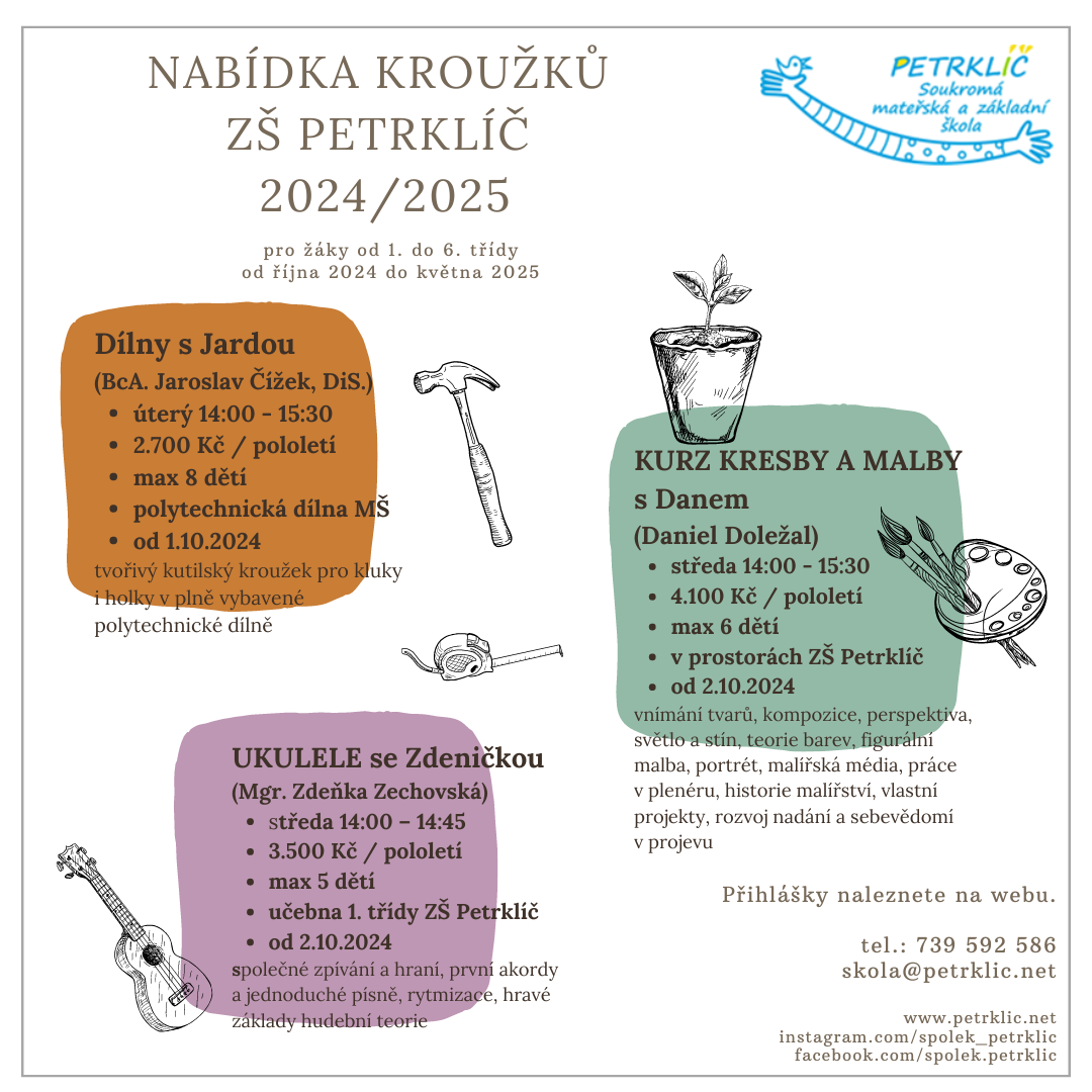 Kroužky ZŠ čtverec 20242025